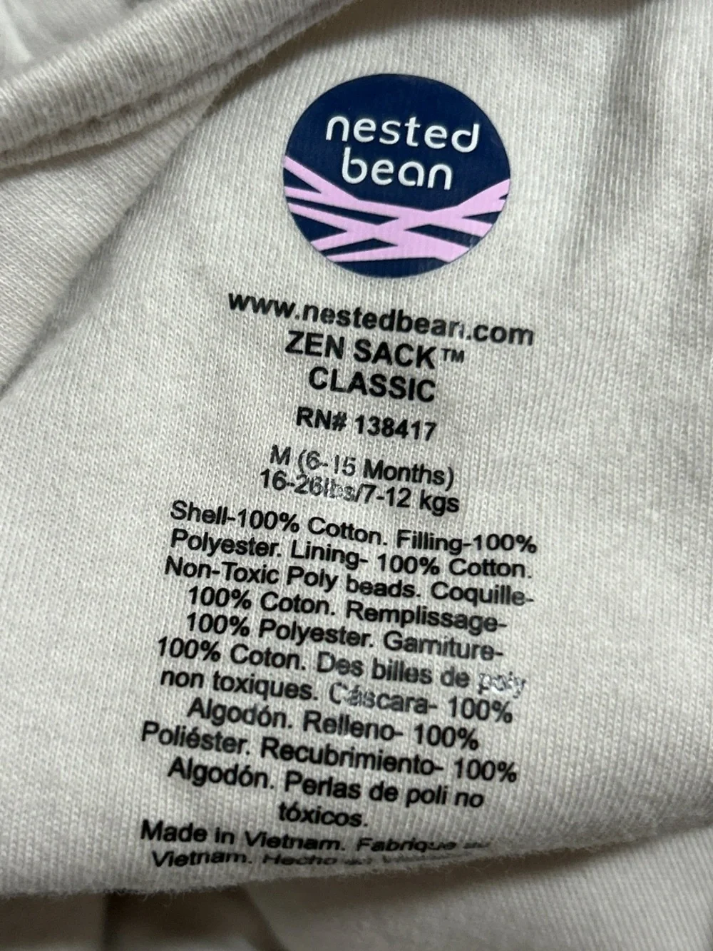 Nested Bean Zen Sack Classic